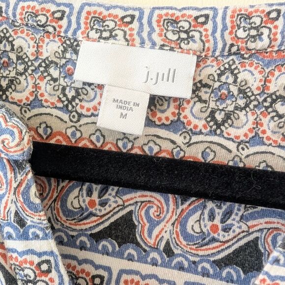 J. Jill Sleeveless Tunic With Pockets Size Medium Curved Hem - Picture 6 of 8